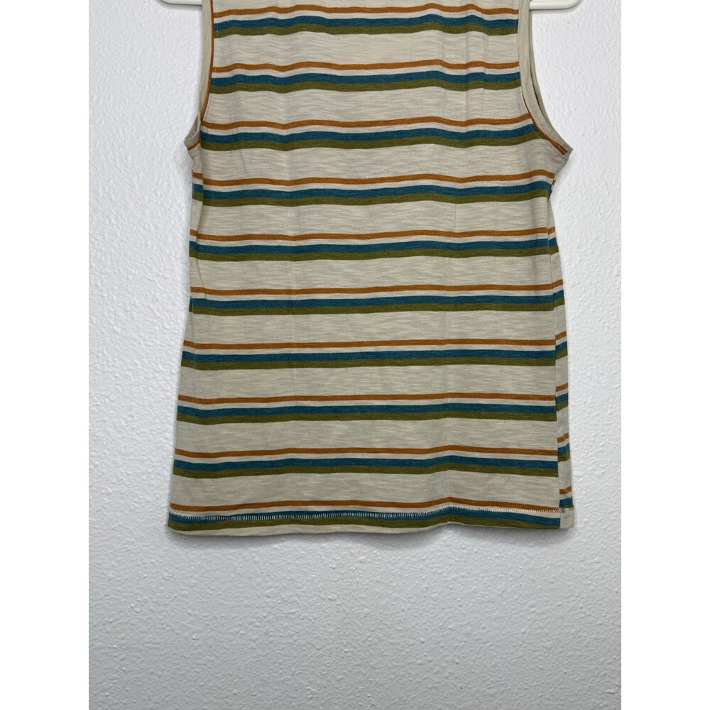 Toad and Co 2023 Women's XS Organic Cotton Blend V-Neck Tank Top Retro Style - Picture 11 of 13